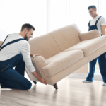 How to wrap furniture securely.